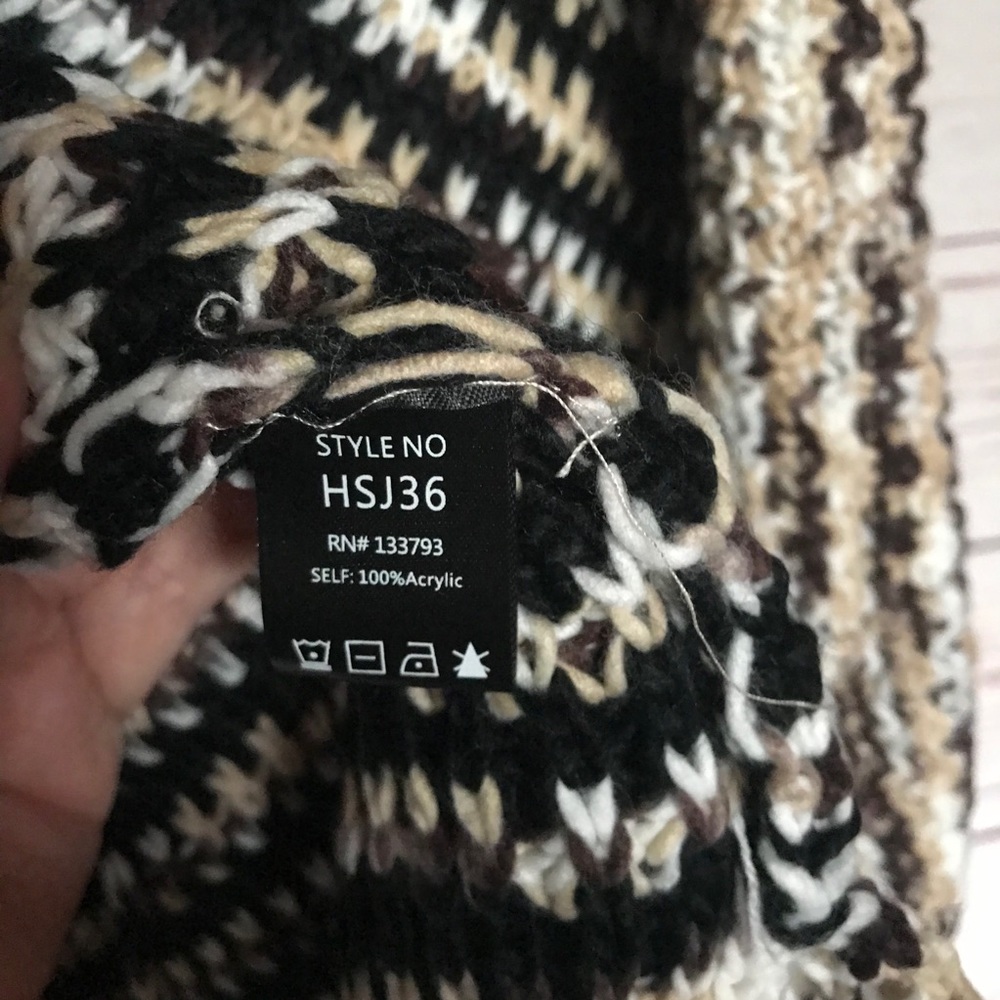 Winter Wood Fall Fringe Cardigan, Medium - Picture 12 of 12